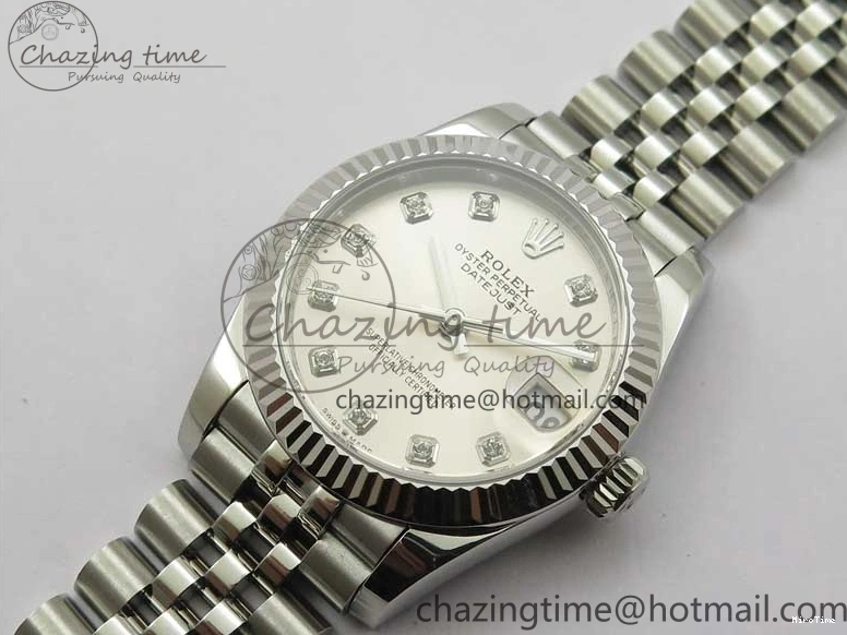 MiroTime 0513 Datejust 31mm 278271 SS BP Maker Best Edition Silver Crystal Dial on Jubilee Bracelet OnTrend 2741